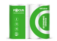 Бумага туалетная 2 сл. 15м FOCUS Economic Choice