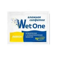Салфетки влажные Wet One Лимон с антибактериальным эффектом 1000 шт