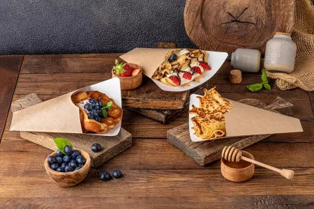 Упаковка для вафель, блинов OSQ Crepe Cone