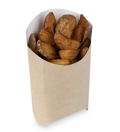 Упаковка для картофеля фри OSQ FRY L (K), 126*50*135
