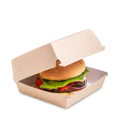 Упаковка для бургеров OSQ BURGER L с продуктом