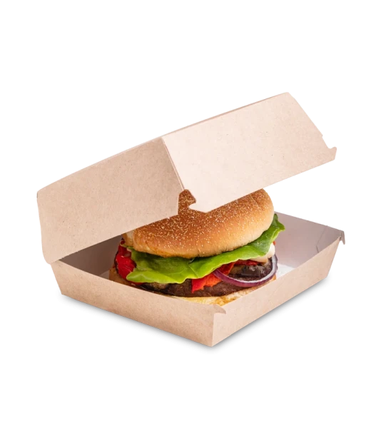 Упаковка для бургеров OSQ BURGER L с продуктом